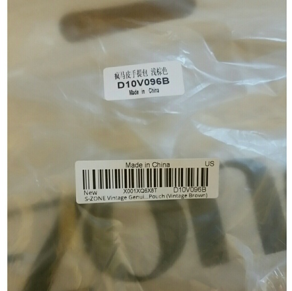 BNWT S-ZONE Genuine Leather Shoulder Bag - Picture 6 of 8